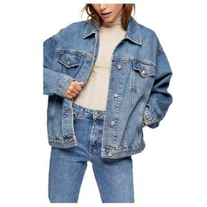 Topshop Oversize Denim Jacket